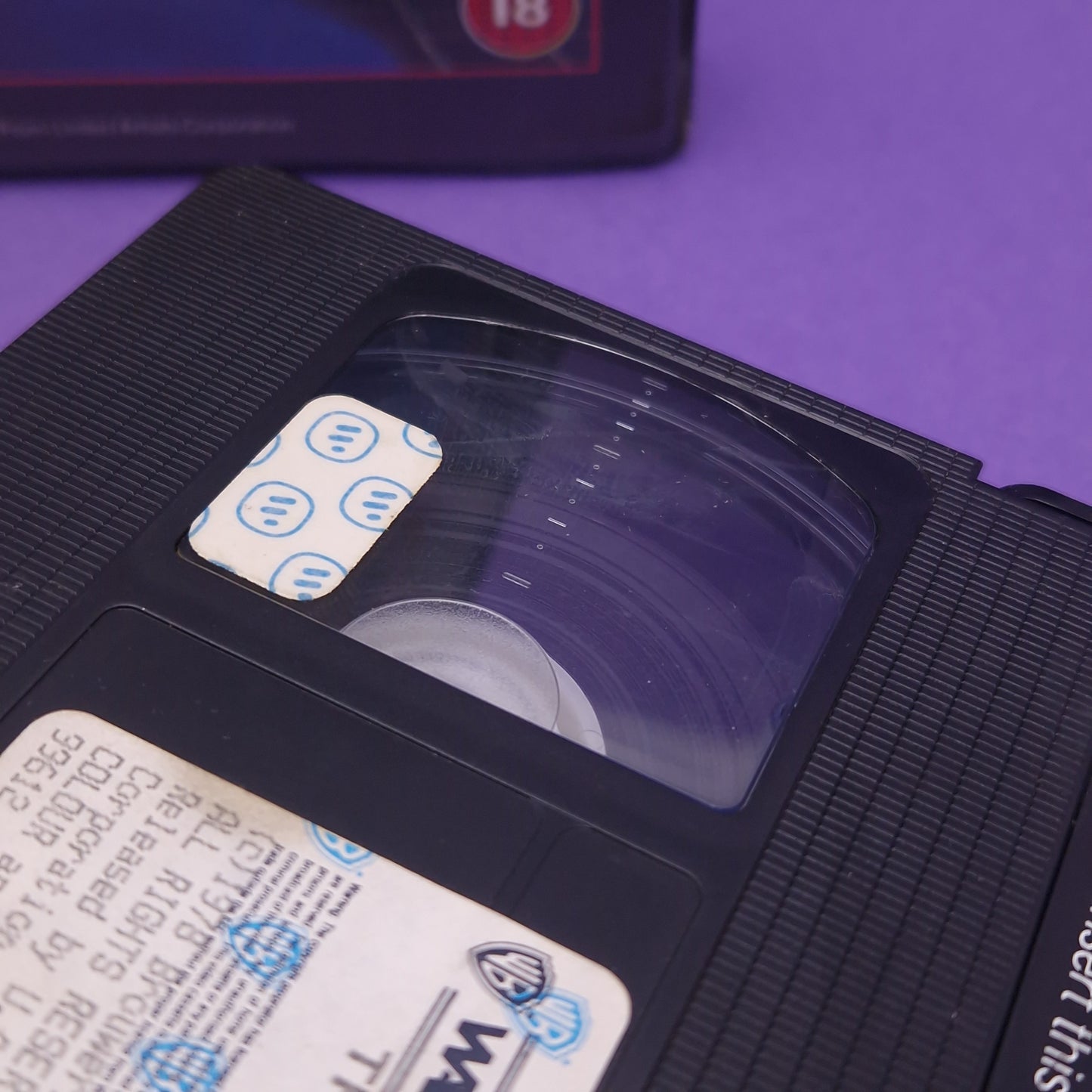VHS Video ☆ THE  VISITOR Case Tape Cassette Clam Shell 1987 Warner Home 80s Vintage