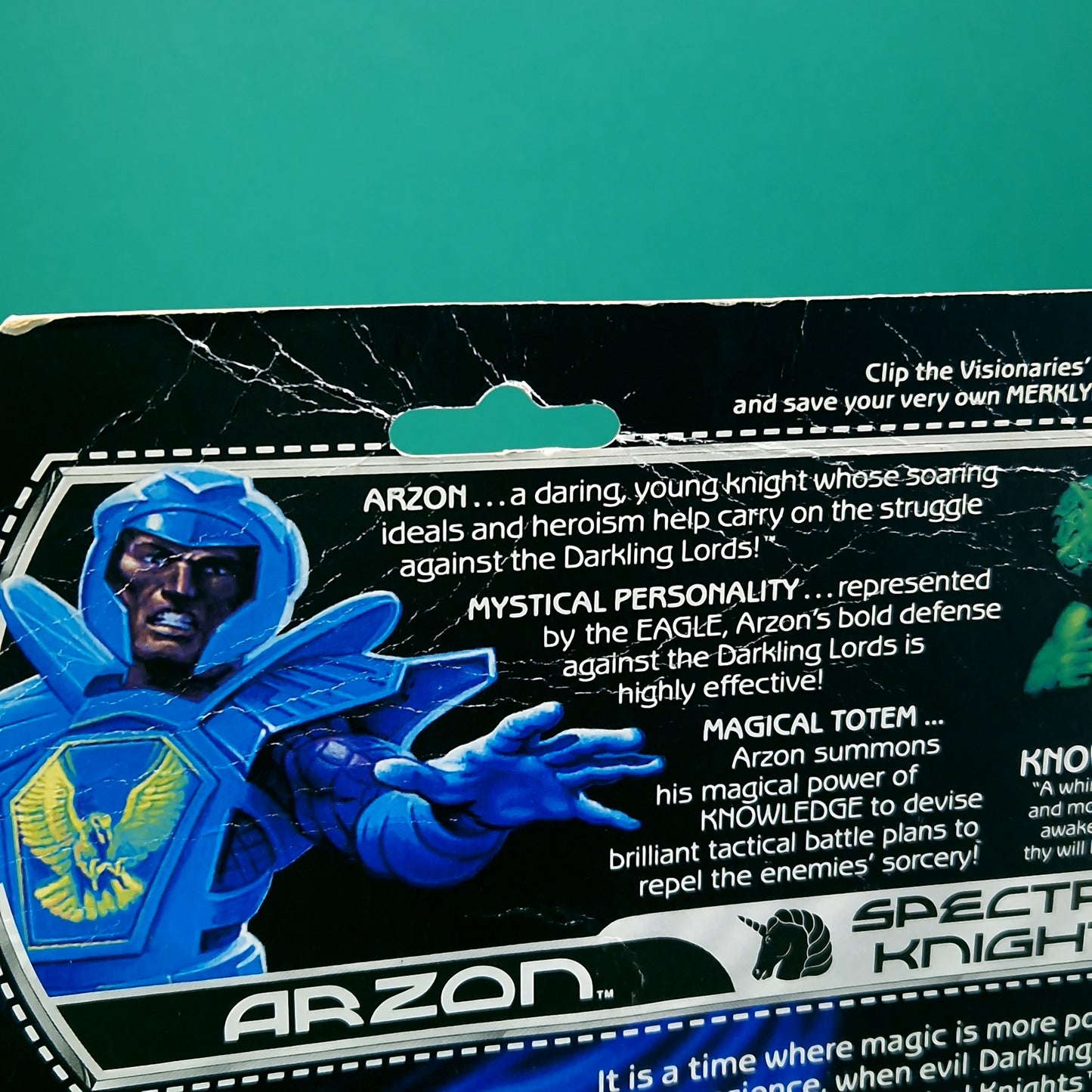 VISIONARIES ☆ ARZON Action Figure ☆ Carded Sealed Vintage Hasbro Original 80s