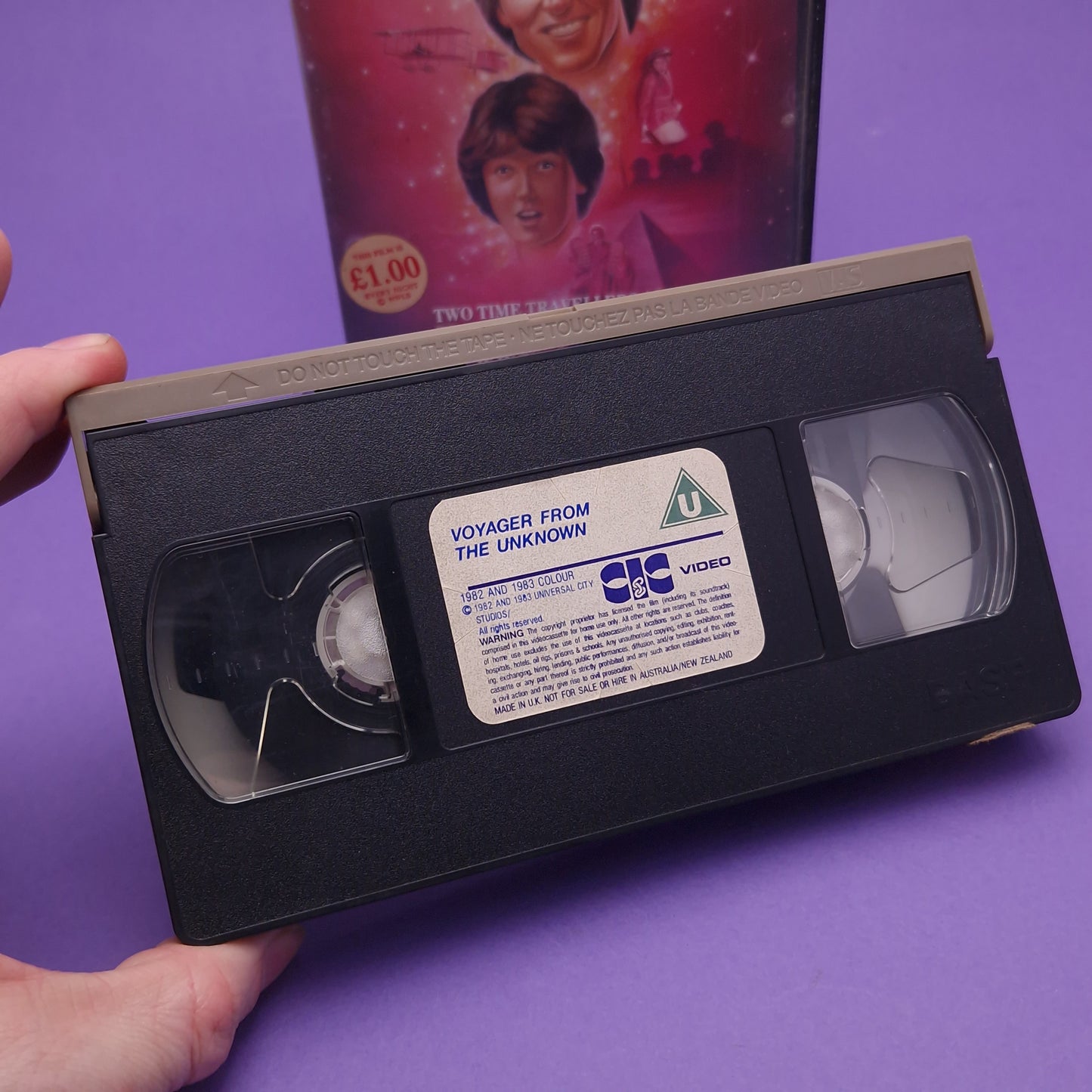 VHS Video ☆ VOYAGER FROM THE UNKNOWN ☆ 80s Big Box Ex Rental Vintage U