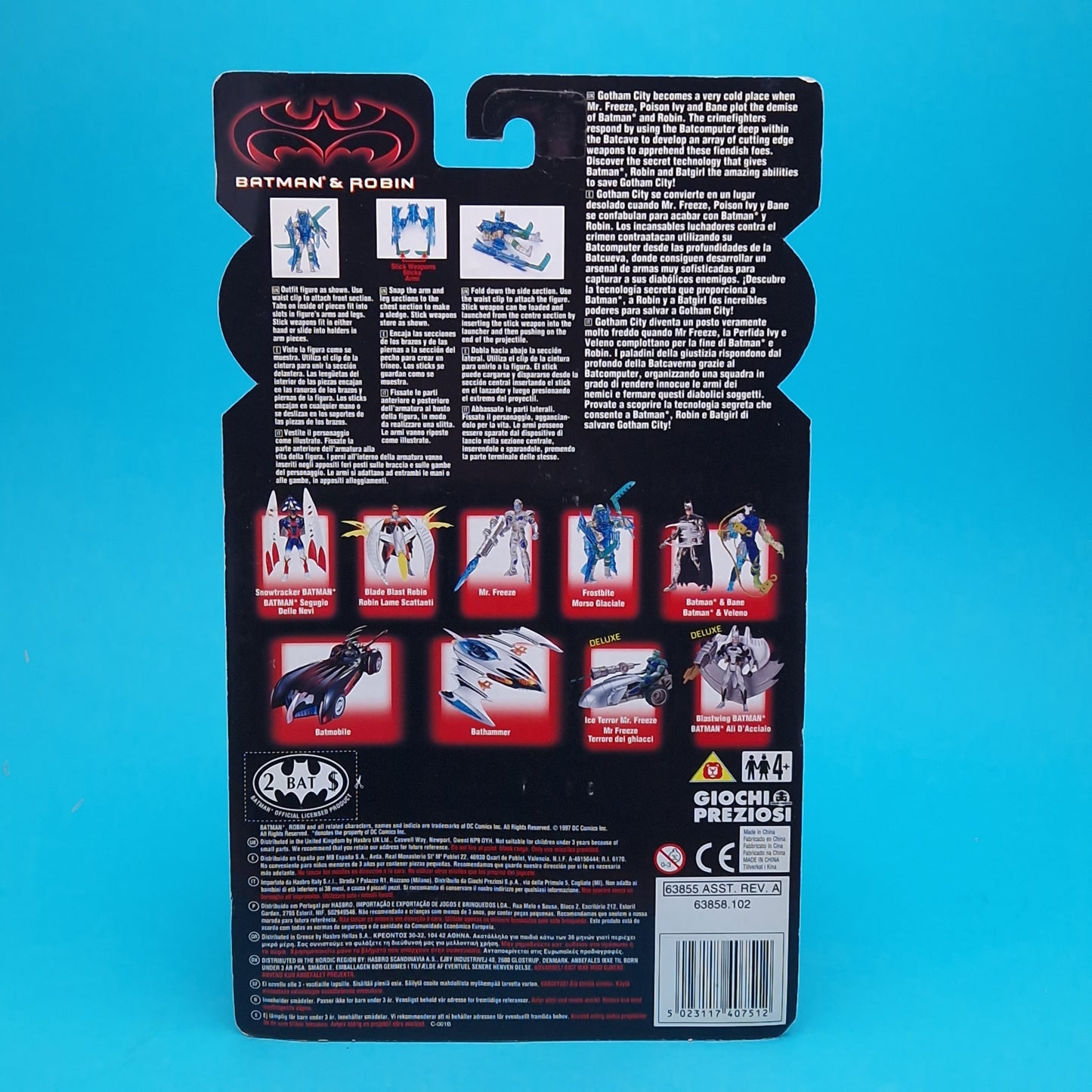 BATMAN & ROBIN ☆ FROSTBITE Figure ☆ Vintage Original 90s Sealed Carded Kenner