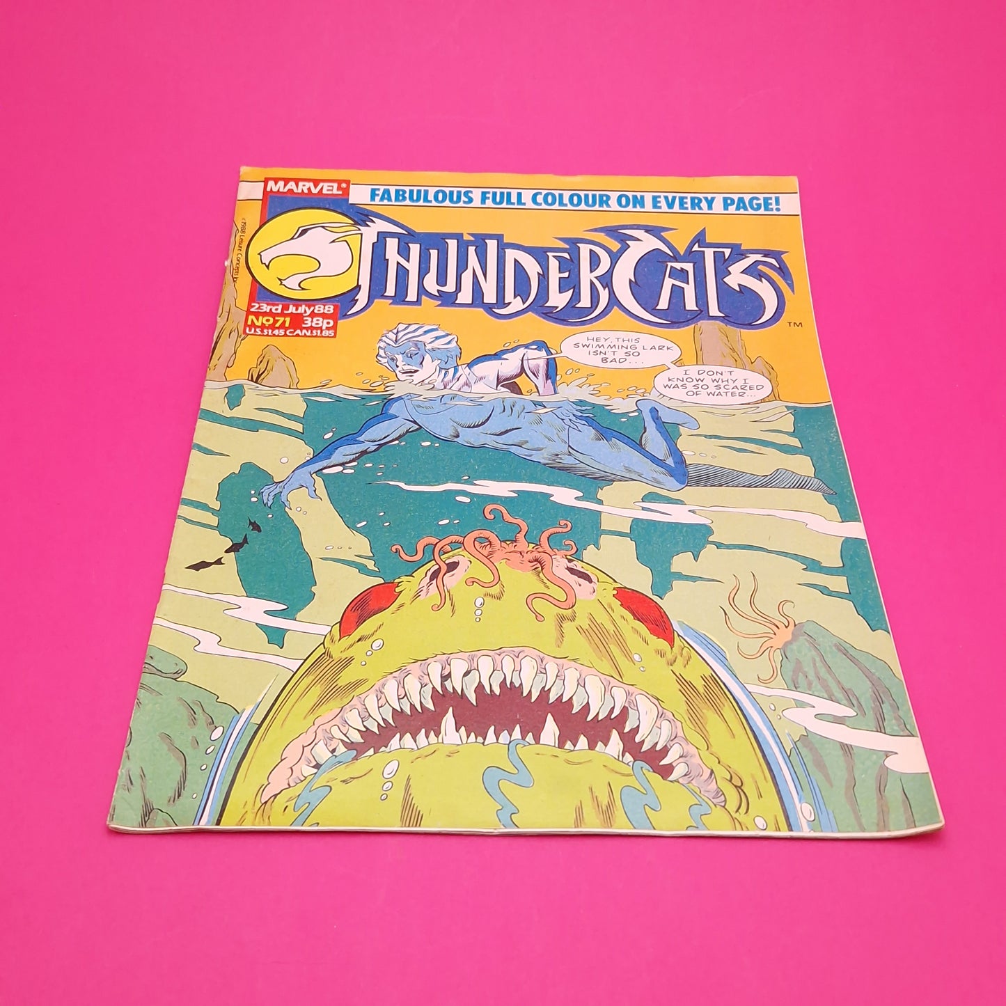 THUNDERCATS COMIC ☆ Vol 71 Vintage Original ☆ 80s Marvel