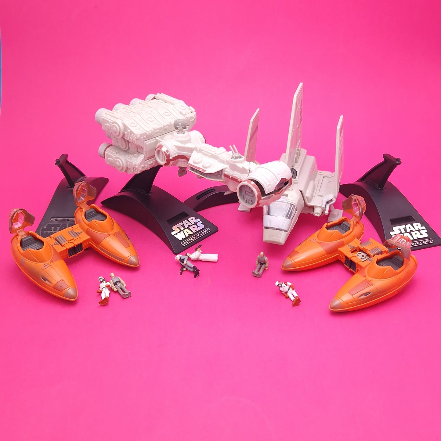 MICRO MACHINES ☆ STAR WARS ACTION FLEET BUNDLE TWIN-POD IMPERIAL SHUTTLE Blockade Runner Vintage ☆ 90s Loose