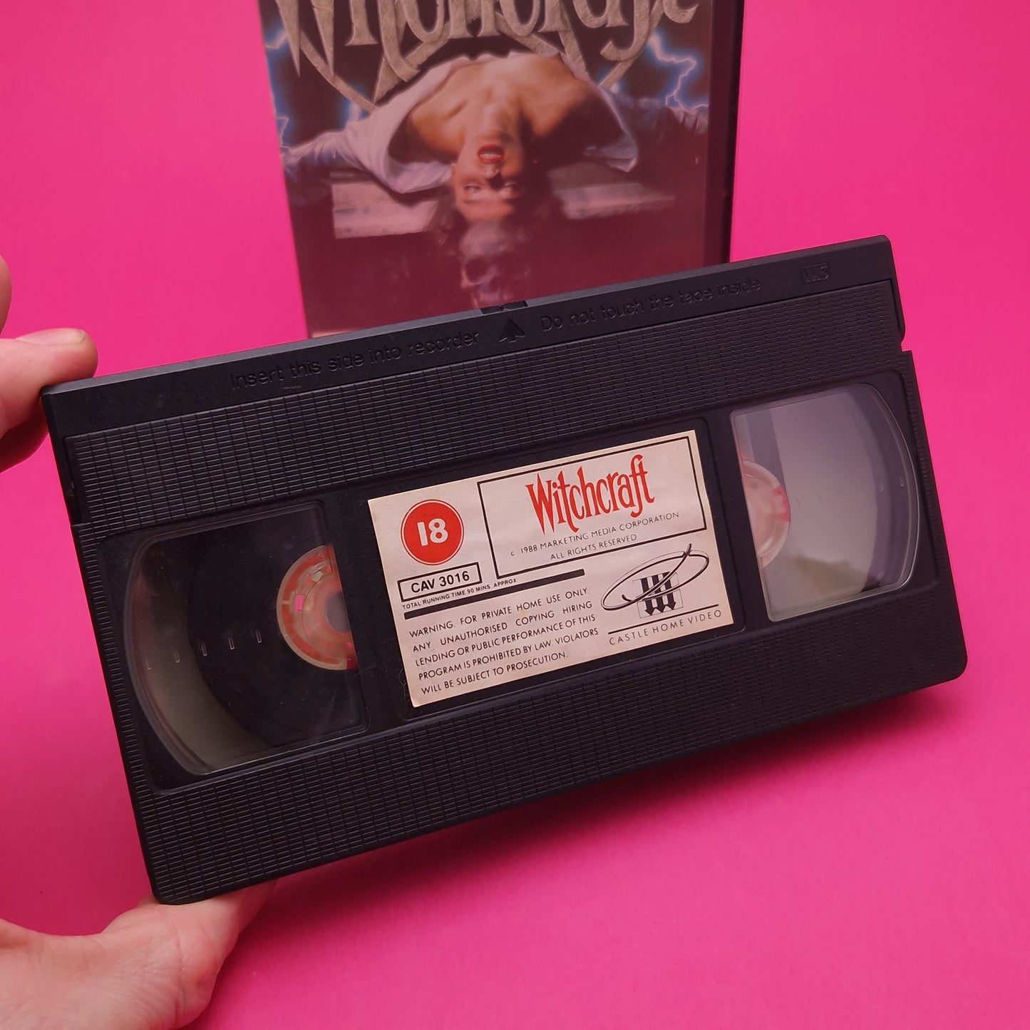 VHS Video ☆ WITCHCRAFT ☆ 80s Big Box Ex Rental Vintage 18