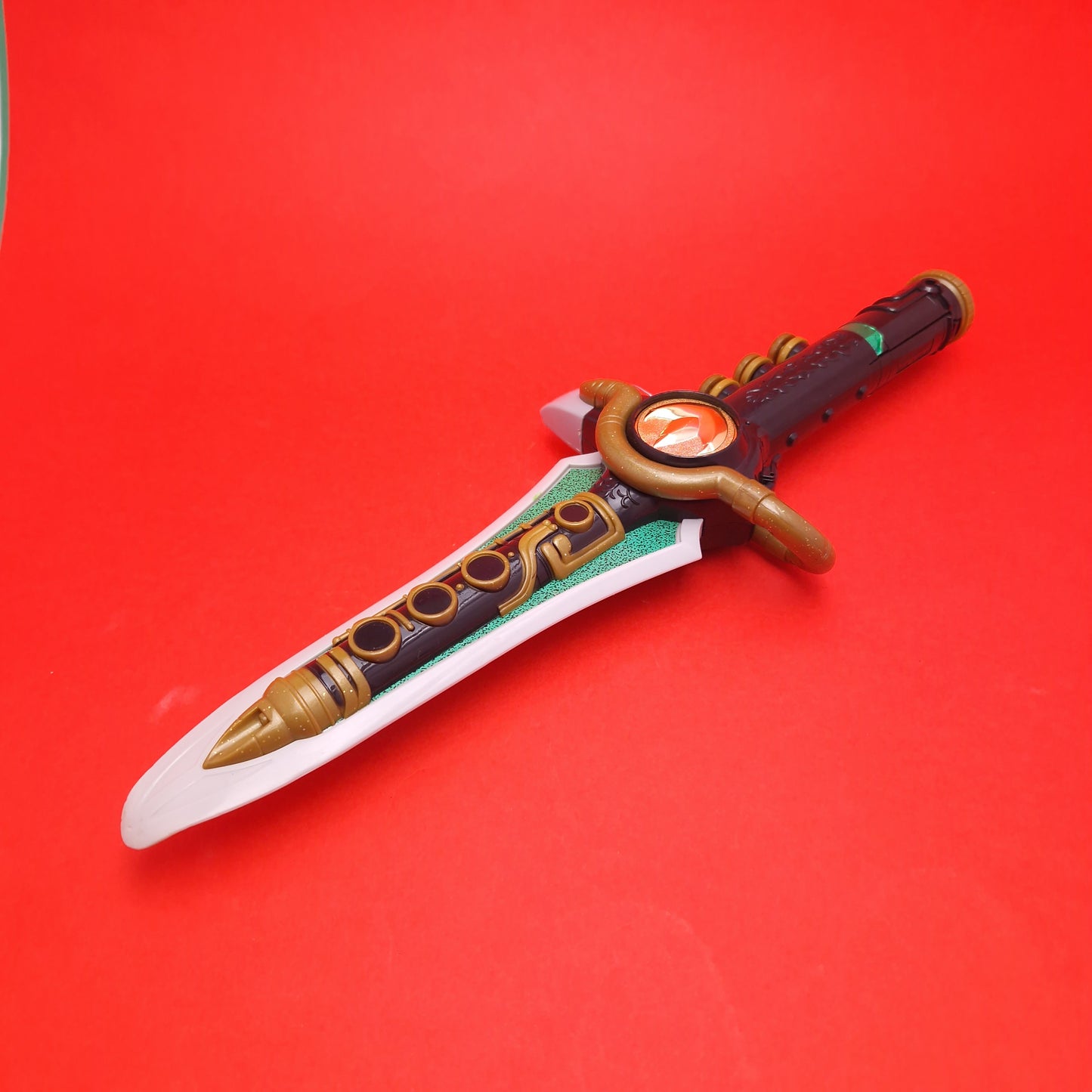 POWER RANGERS MMPR ☆ DRAGON DAGGER GREEN RANGER Working ☆ Vintage Bandai