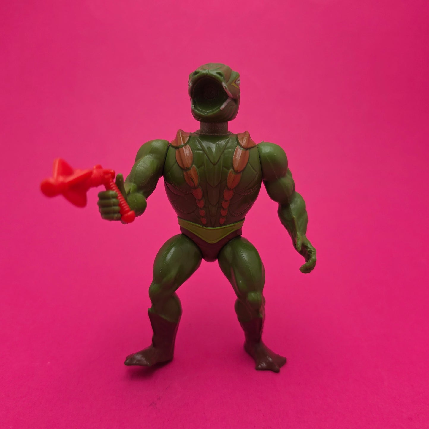 MASTERS OF THE UNIVERSE ☆ KOBRA KHAN Vintage Figure ☆ MOTU Loose 80s Mattel Original