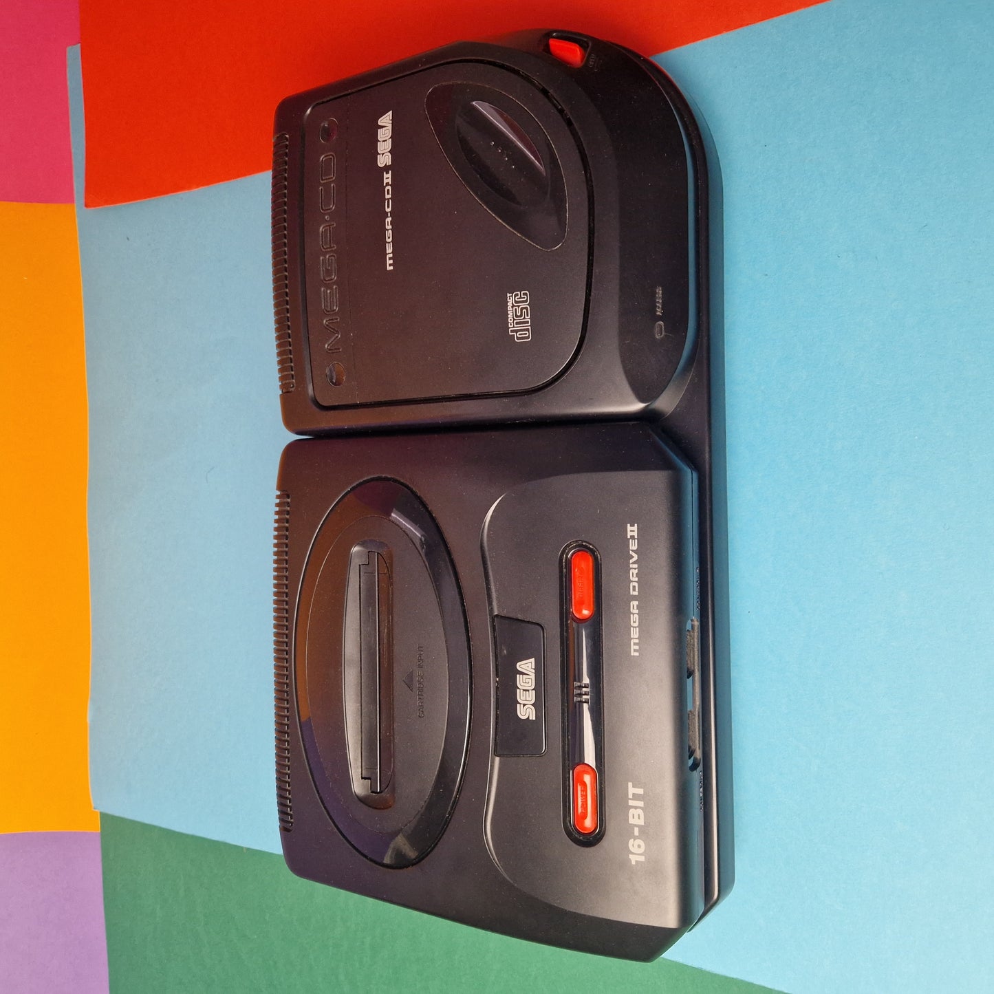 SEGA MEGADRIVE ☆ MEAGDRIVE 2 MEGA CD BOXED CONSOLE ☆ Vintage Retro Controller