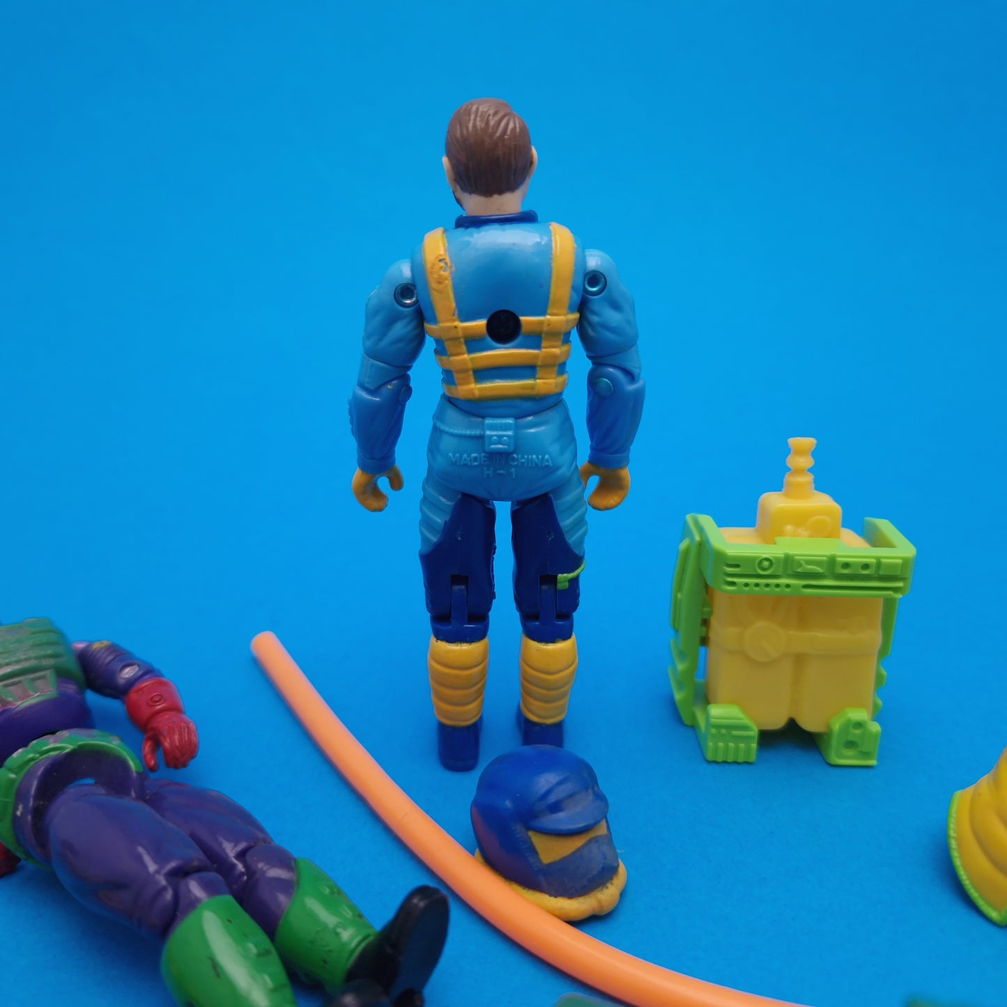 GI JOE ☆ Eco-Warriors Ozone Clean-Sweep Toxo-Viper Action Figure  ☆ Action Force Hasbro 1991