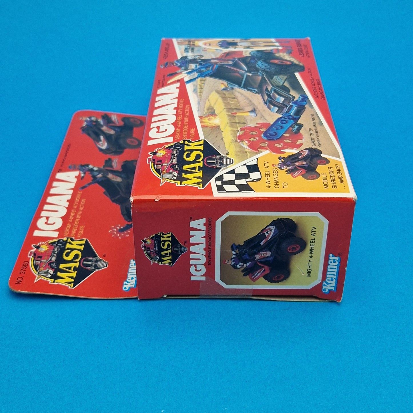 M.A.S.K ☆ IGUANA Lester Sludge Figure Vehicle ☆ US Sealed Boxed 80s Kenner MASK Vintage