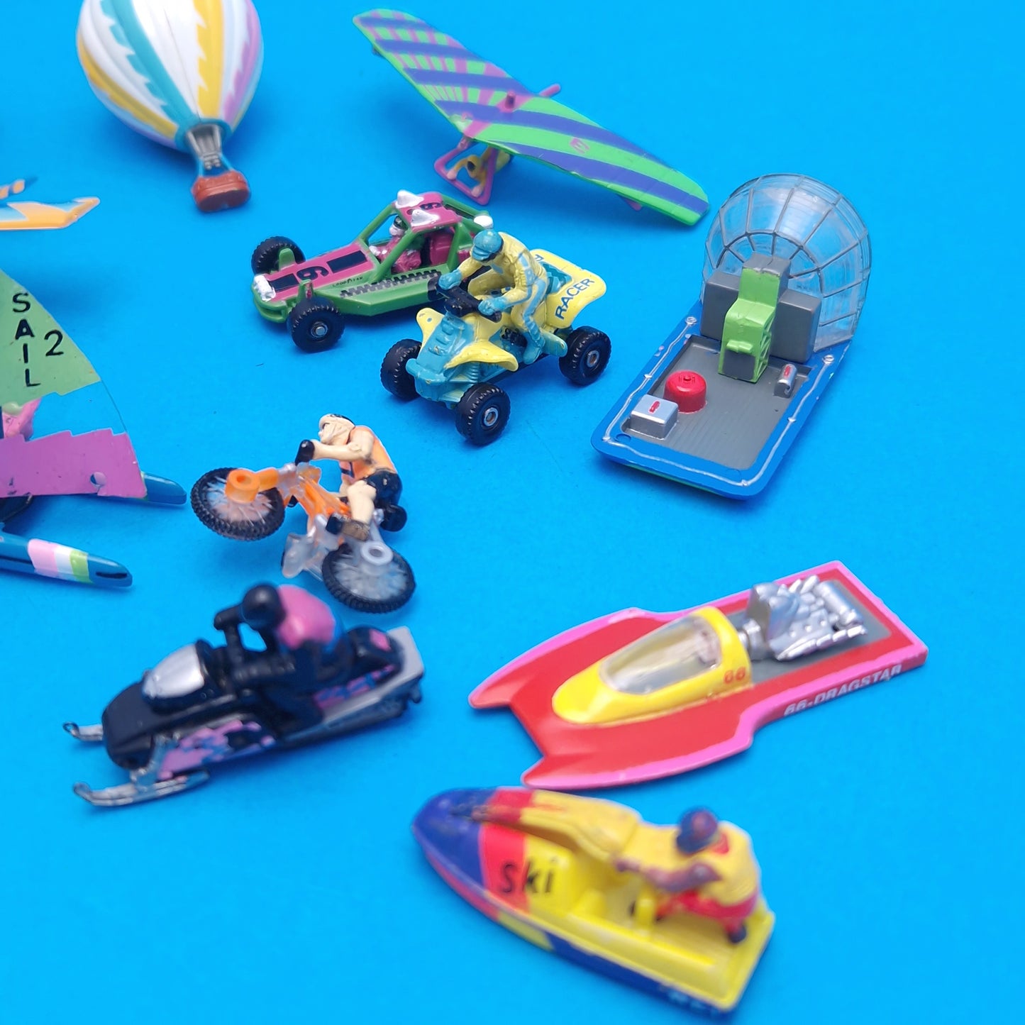MICRO MACHINES ☆ WET N WIND RIDERS & SPARES BUNDLE Vintage ☆ 90s Original Galoob