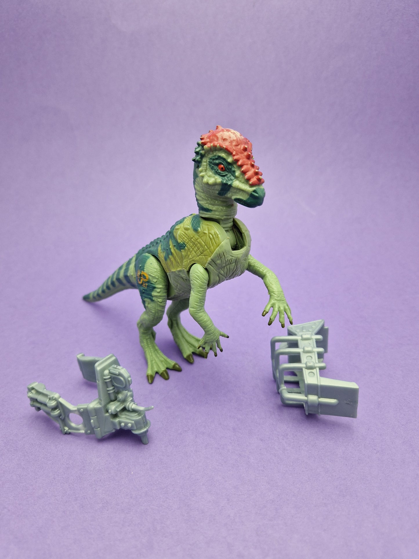 JURASSIC PARK THE LOST WORLD ☆ RAM HEAD Pachycephalosaurus Dino Vintage Figure ☆ Kenner Loose