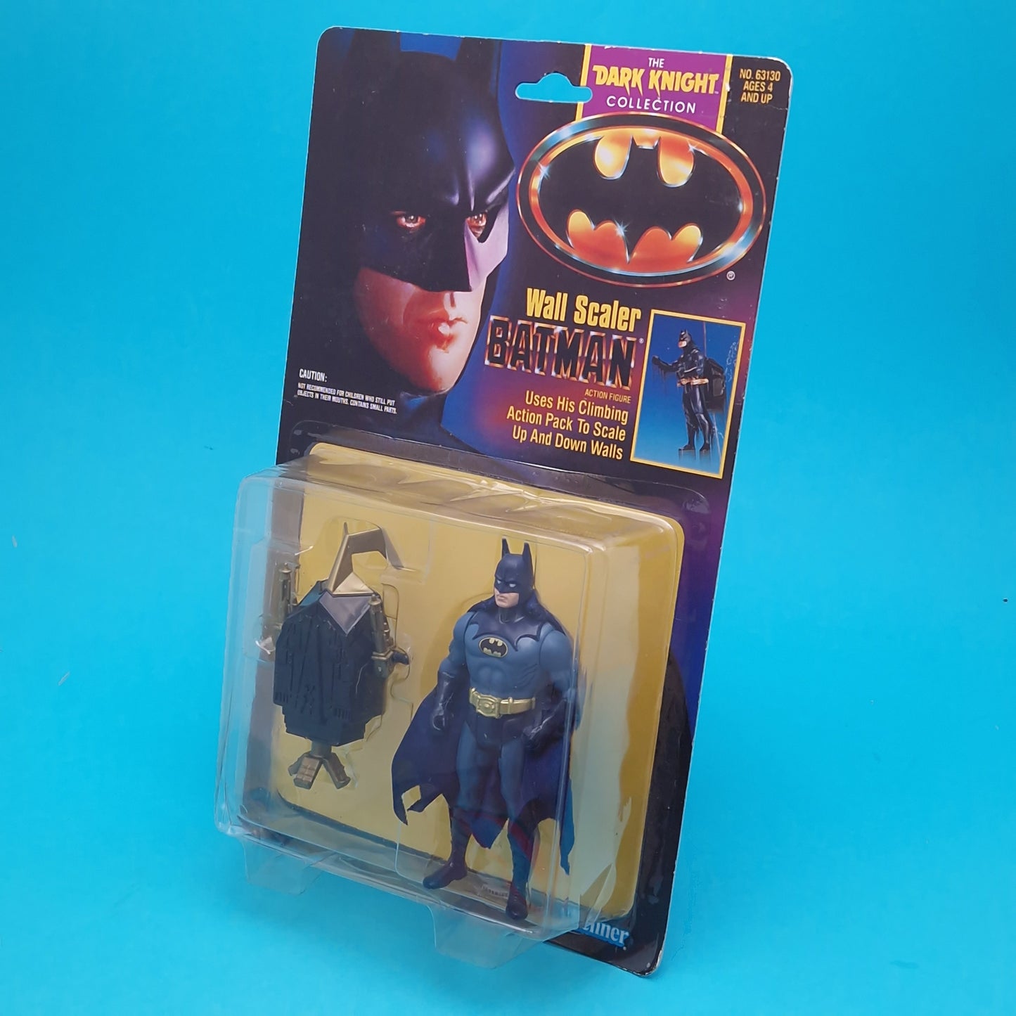 DARK KNIGHT COLLECTION ☆ WALL SCALER Figure ☆ Original 90s Carded Kenner