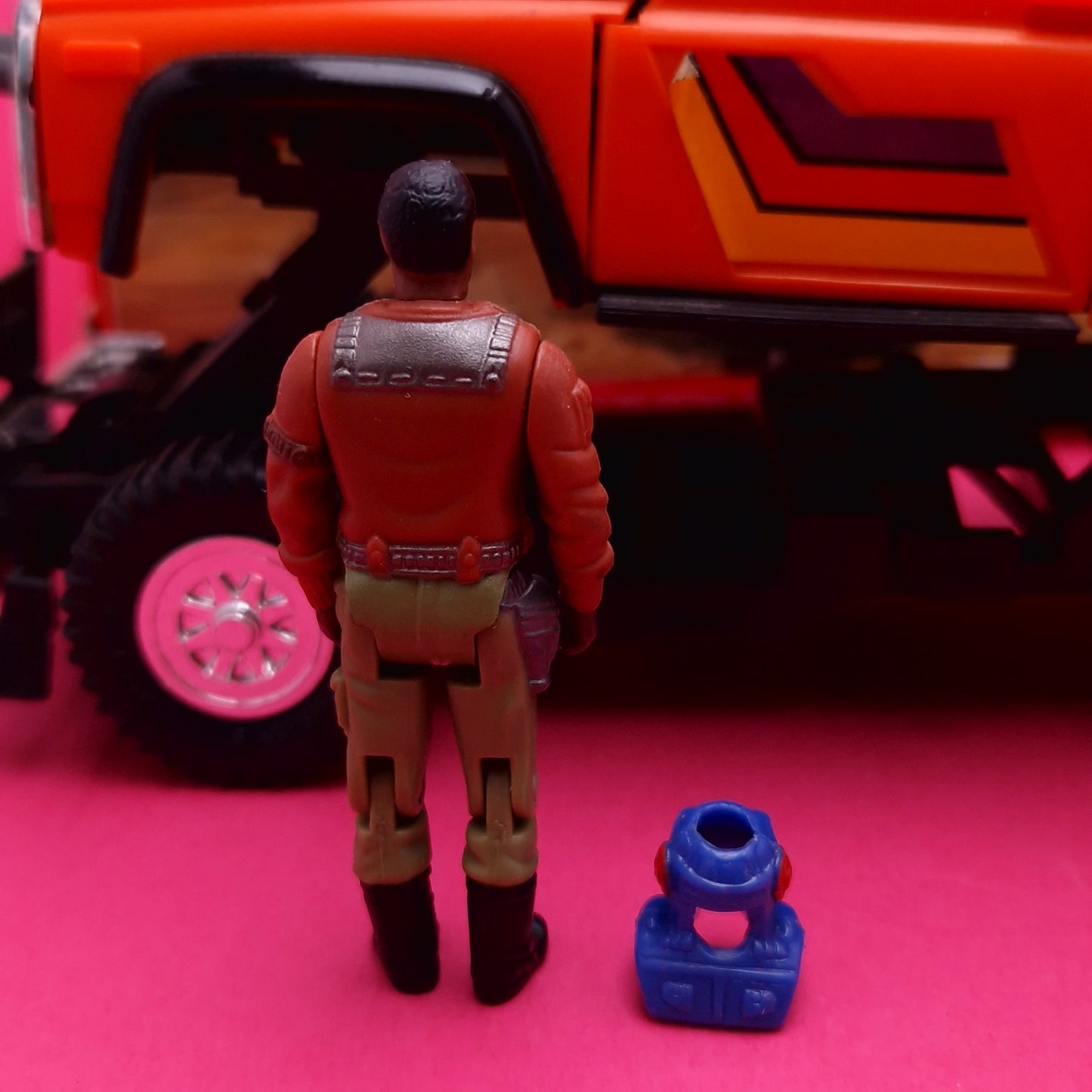 M.A.S.K ☆ FIRECRACKER HONDO MCLEAN Figure Vehicle ☆ BOXED Vintage Kenner 80s