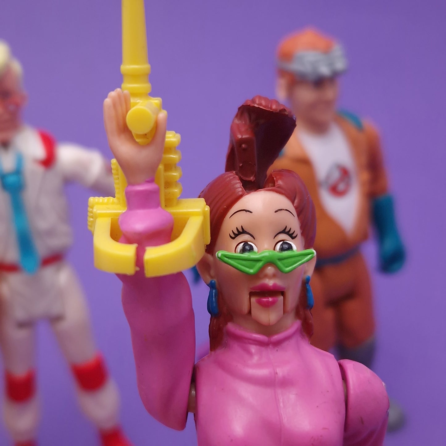 GHOSTBUSTERS ☆ FRIGHT FEATURES SET OF 5 Vintage Figure ☆ COMPLETE 80s Kenner