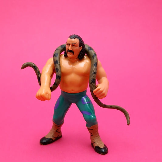 WWF HASBRO ☆ JAKE THE SNAKE Vintage Wrestling Figure ☆ Original 90s Series 1 Damaged Snake
