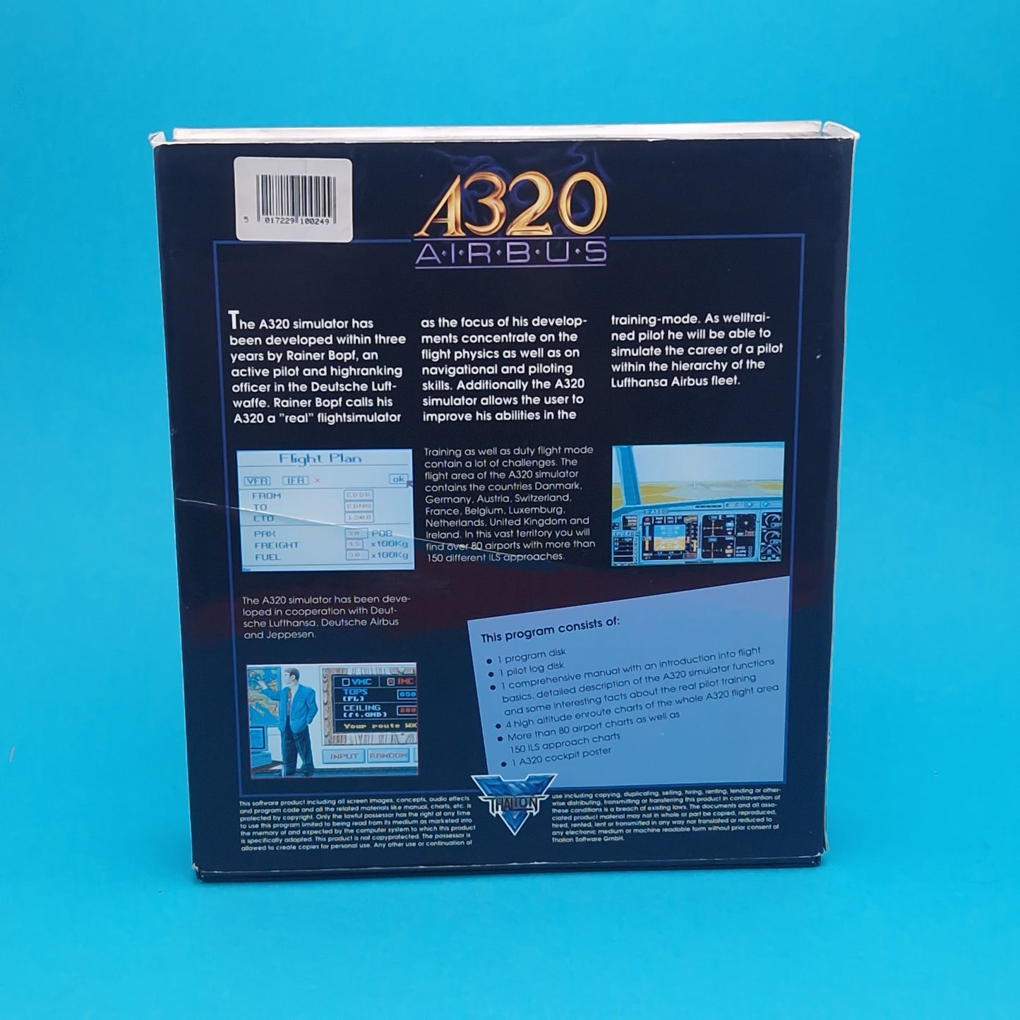 AMIGA ☆ A320 AIRBUS ☆ BOXED Vintage Retro Game Commodore