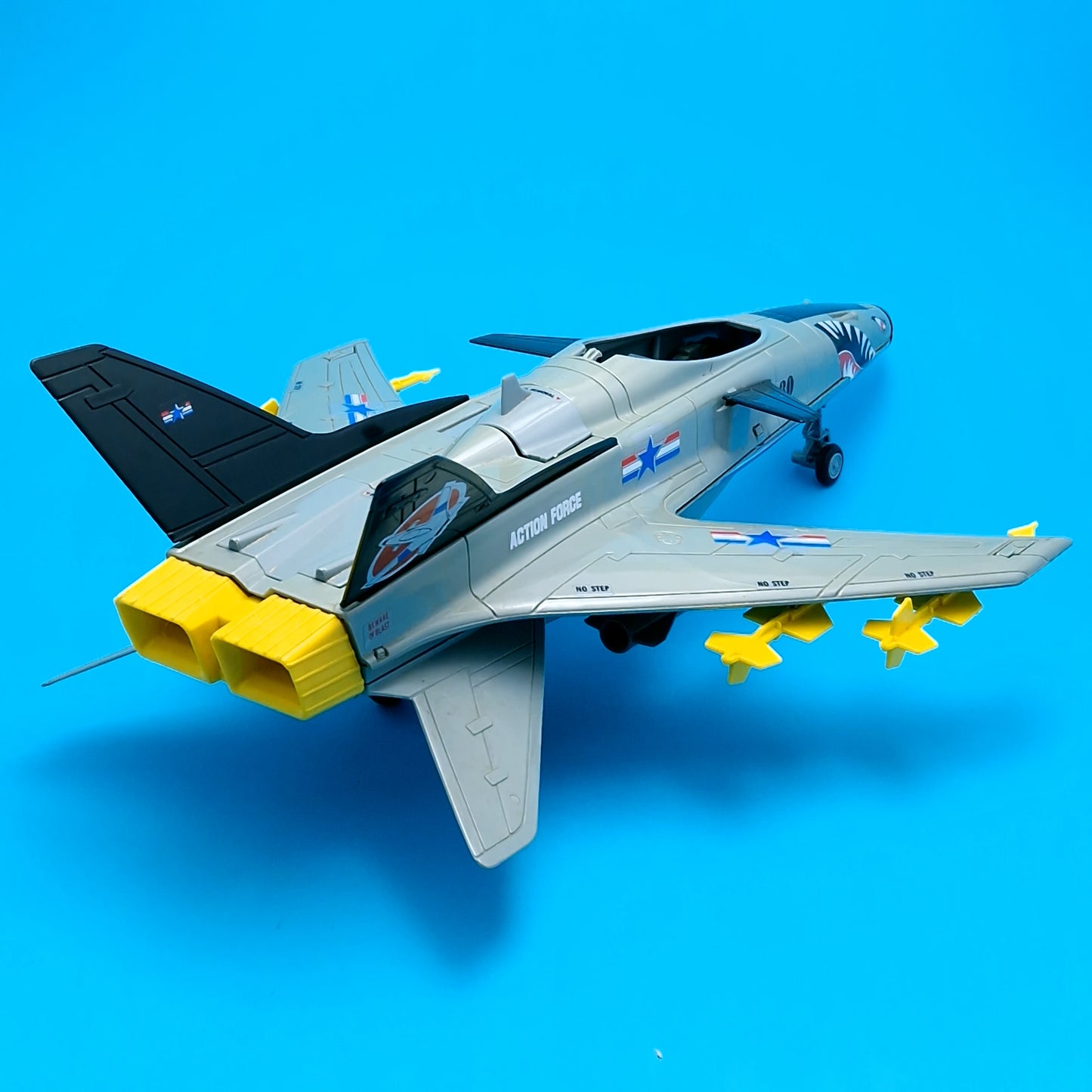 ACTION FORCE ☆ X-30 CONQUEST JET Plane Slipstream Vehicle Figure ☆ G.I.JOE Hasbro 1986