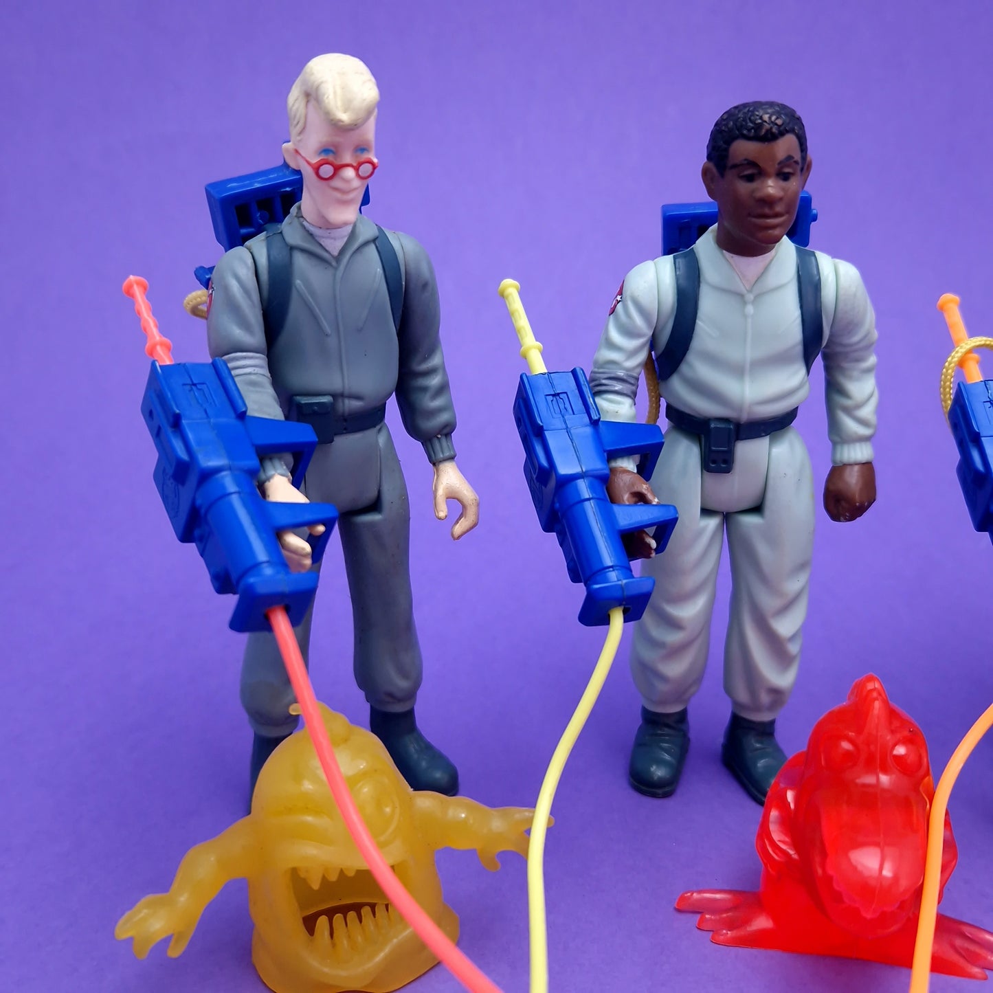 GHOSTBUSTERS ☆ ORIGINAL SET OF 4 Vintage Figure ☆ Loose 80s Kenner Complete