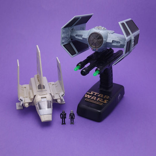 MICRO MACHINES ☆ STAR WARS ACTION FLEET Imperial Flight Controller Vaders Tie Fighter Vintage ☆ 90s Loose