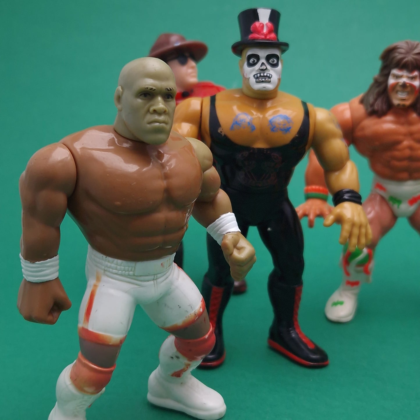 WWF HASBRO ☆ 7x Bundle LEGION OF DOOM Warrior Vintage Wrestling Figure ☆ Original 90s