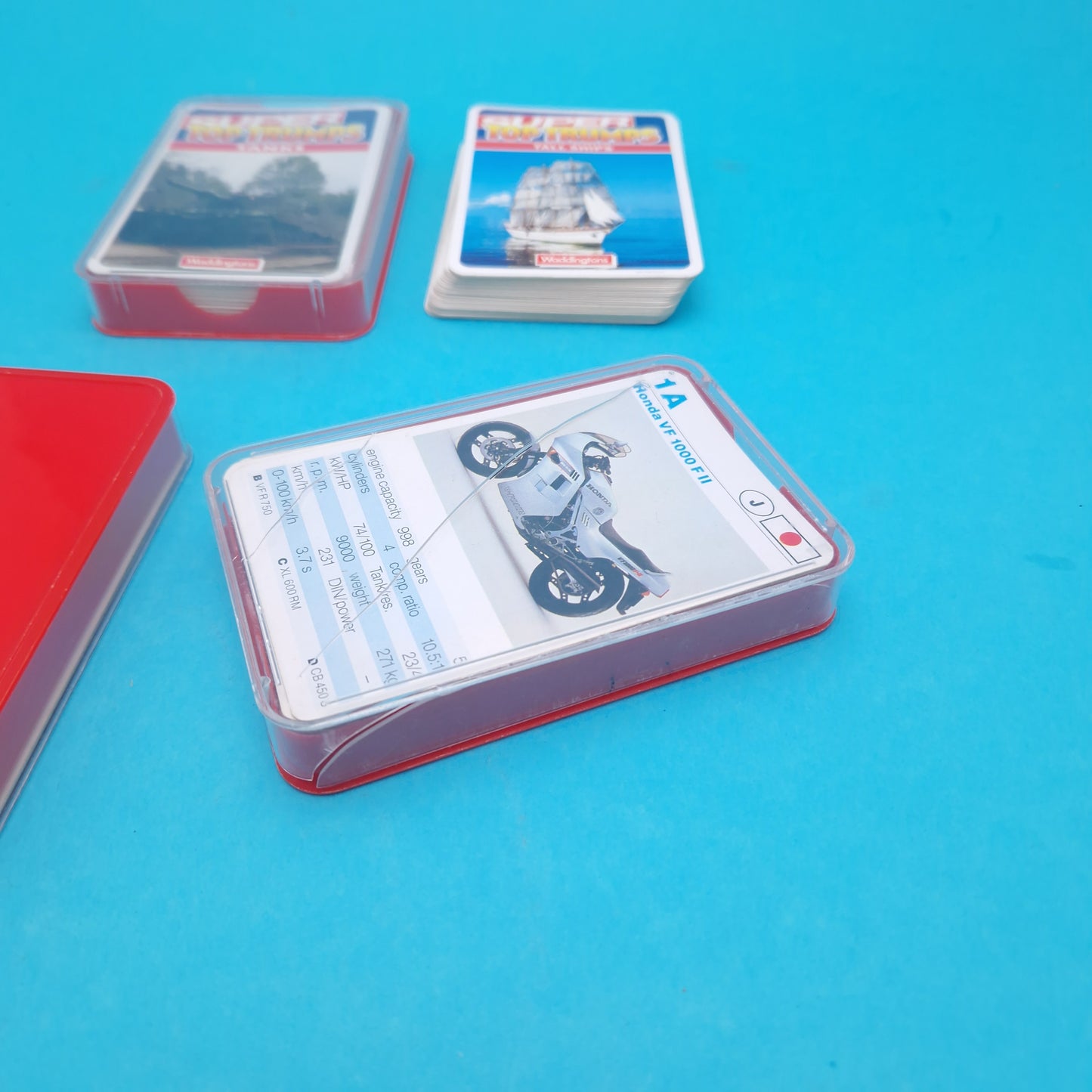 TOP TRUMPS ☆ TANKS TALL SHIPS & Others ☆ Vintage Game Case Waddingtons
