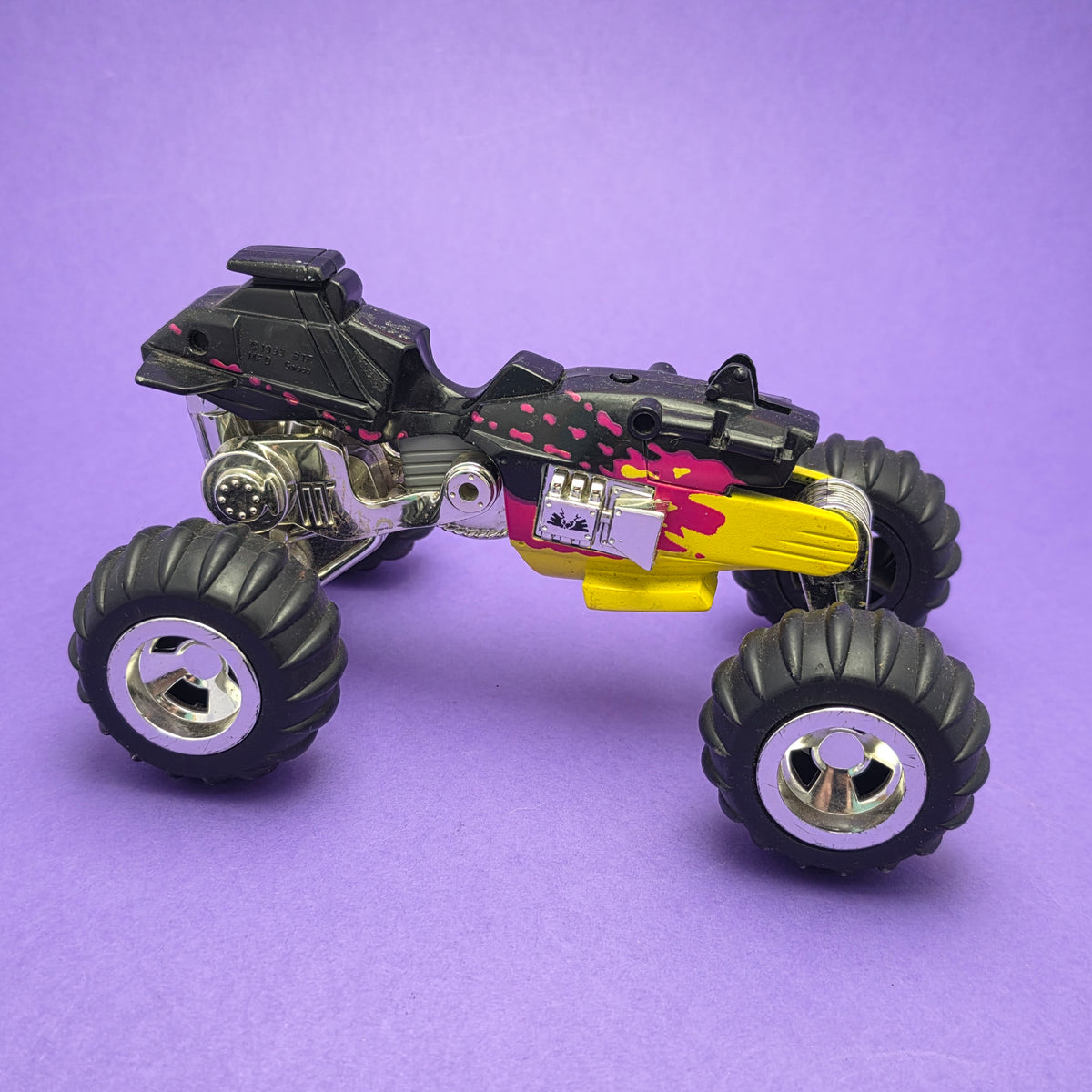 BIKER MICE FROM MARS ☆ VINNIE RATTLER ATV Offroad Bros Vintage Figure ☆ 90s Loose BMFM