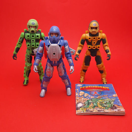 CENTURIONS ☆ JAKE ROCKWELL ACE McCLOUD MAX RAY Action Figures ☆ Vintage Original 90s Kenner