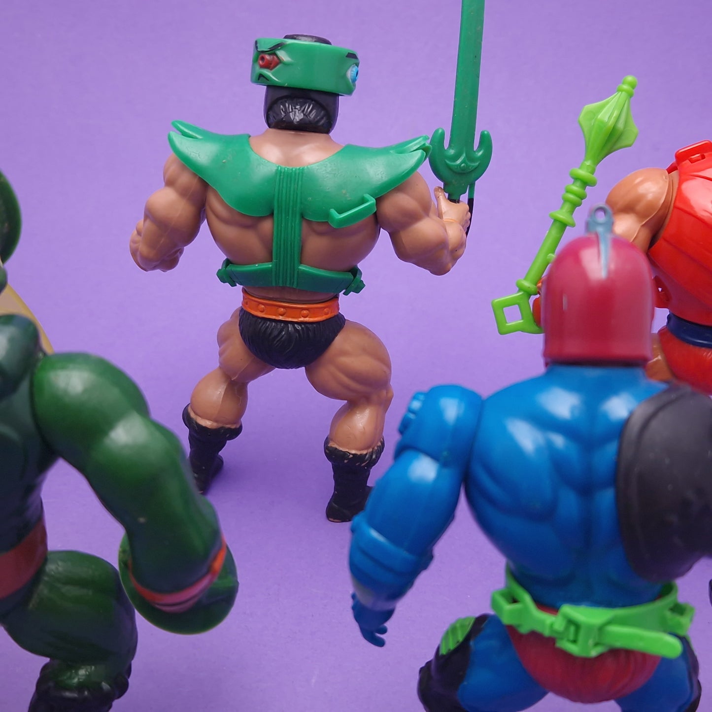 MASTERS OF THE UNIVERSE ☆ 5x Bundle TRAP JAW BUZZ OFF CLAWFUL LEECH TRI-KLOPS Vintage Figure ☆ MOTU Loose 80s Mattel