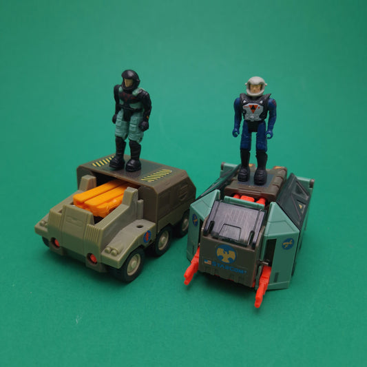 STARCOM ☆ MISSILE FOX TORNADO GUNSHIP EURO Exclusive Vehicle & Figures ☆ 80's Loose Vintage Coleco Mattel