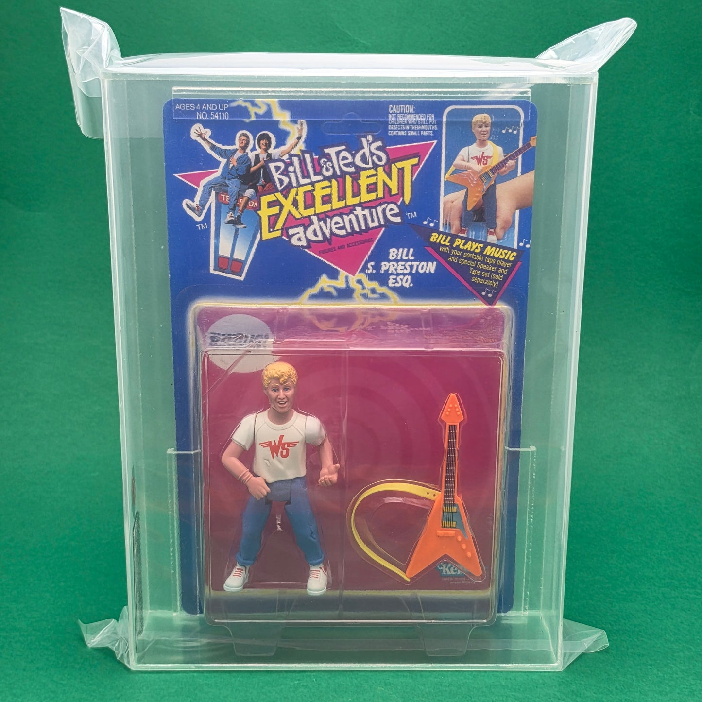BILL & TEDS EXCELLENT ADVENTURE ☆ GRADED UKG 85 Figure ☆ MOC Carded Sealed Kenner 1991