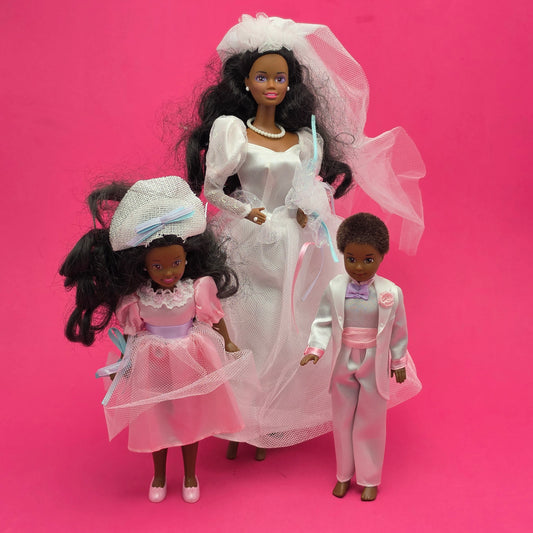 BARBIE ☆ DREAM WEDDING African American STACIE TODD Figure Doll Original Outfit ☆ Vintage Mattel 1993 Loose