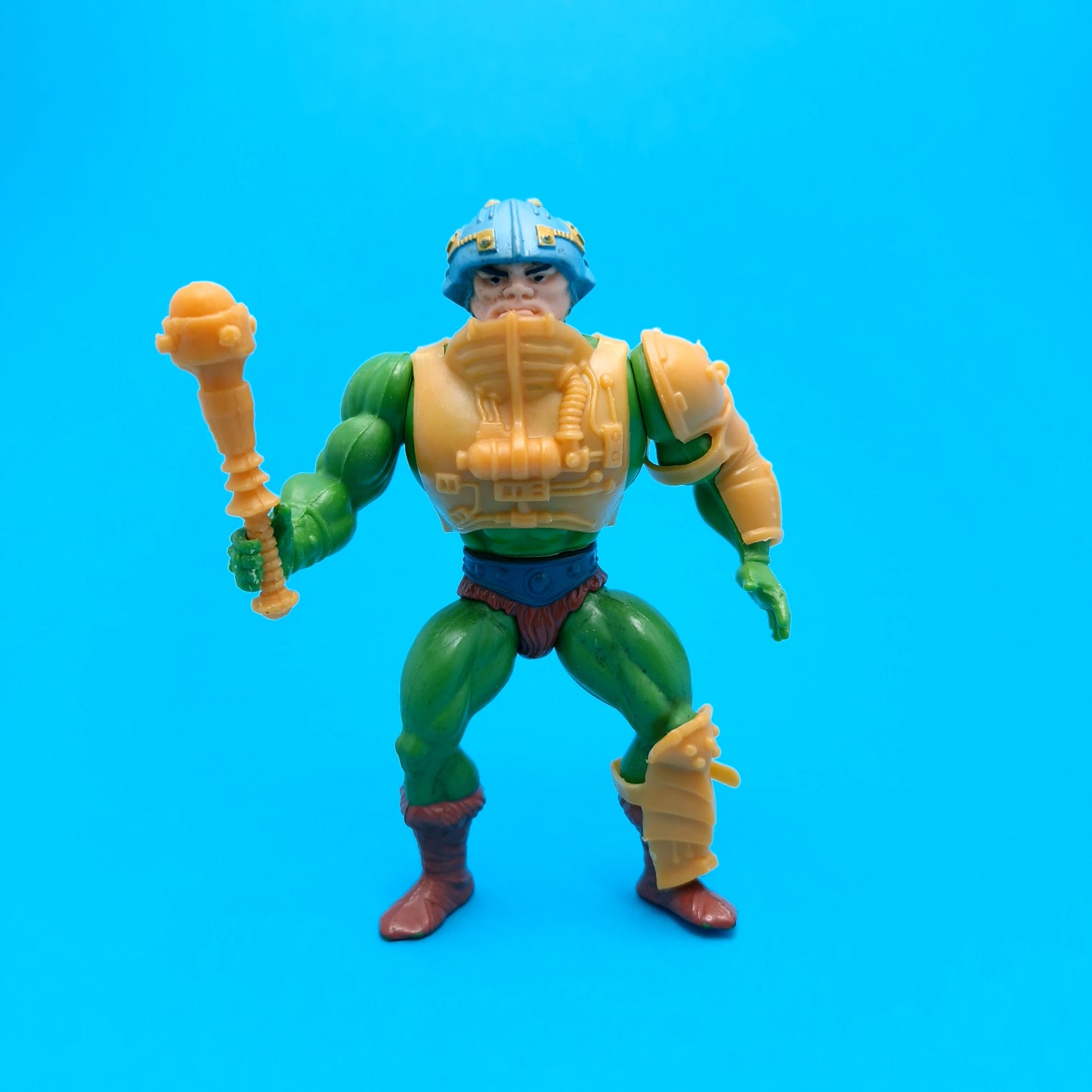 MASTERS OF THE UNIVERSE ☆ MAN AT ARMS Complete Vintage Figure ☆ MOTU Loose 80s Mattel Original