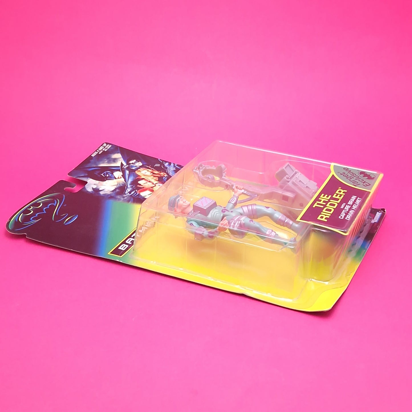 BATMAN FOREVER ☆ Target Exclusive RIDDLER Figure ☆ Vintage Kenner CARDED