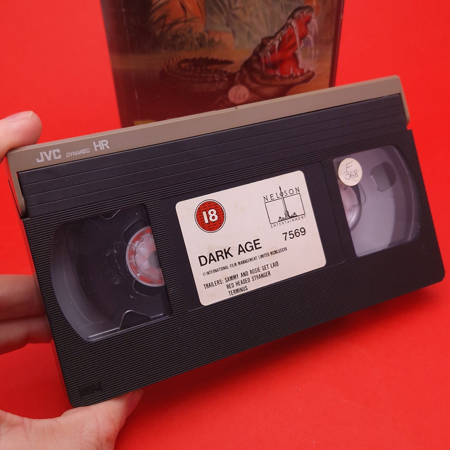 VHS Video ☆ DARK AGE ☆ 80s Big Box Ex Rental Horror 18 Vintage John Jarratt