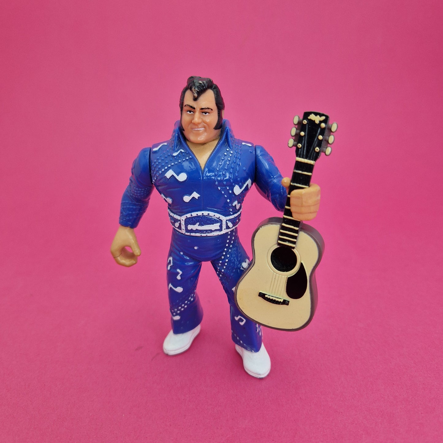 WWF HASBRO HONKEY TONK MAN Wrestling Figure Vintage Original ☆ Guitar 90s Complete