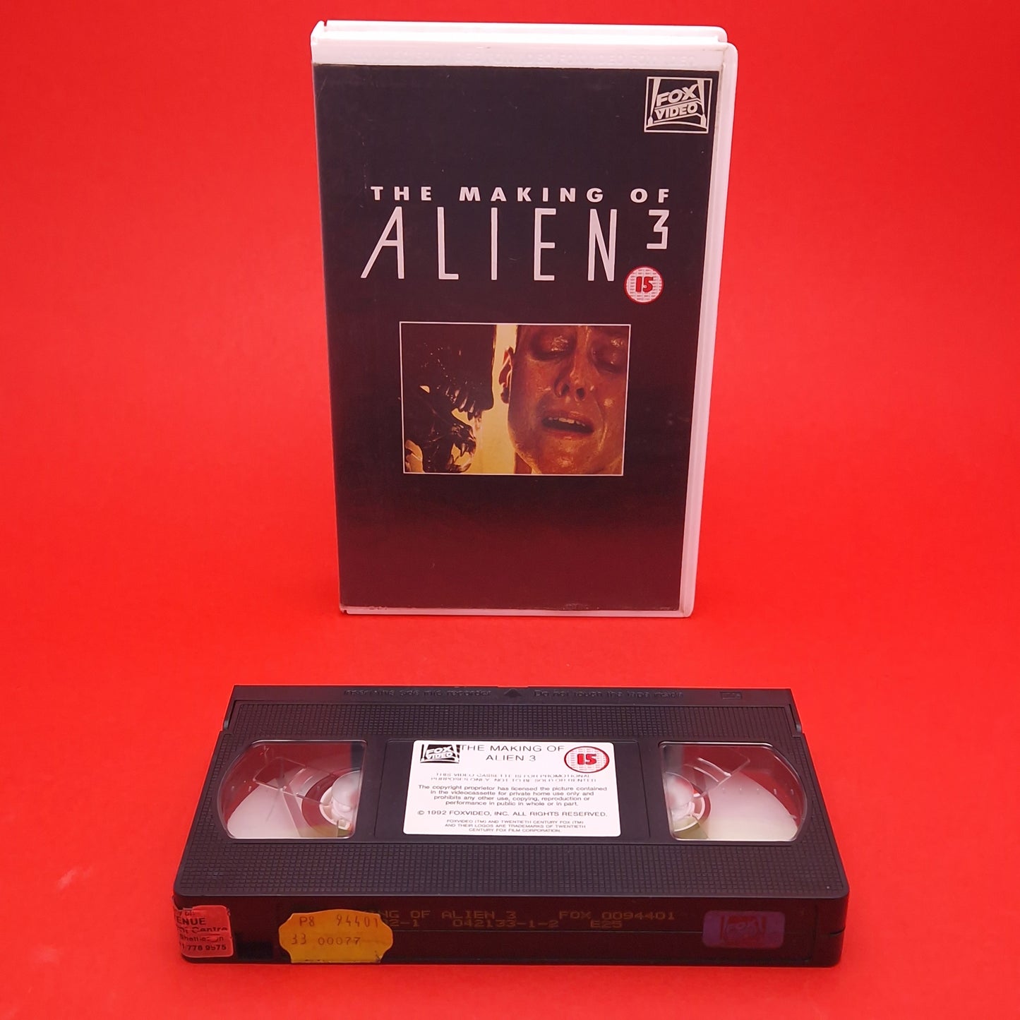 VHS Video ☆ THE MAKING OF ALIEN 3☆ 90s Big Box Ex Rental Horror 15 Vintage