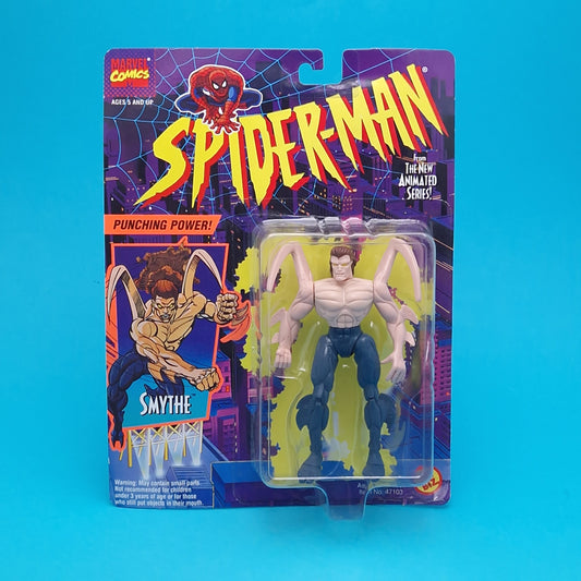 SPIDER-MAN ANIMATED SERIES ☆ SMYTHE Vintage Figure ☆ Marvel Carded Toybiz 90s Original