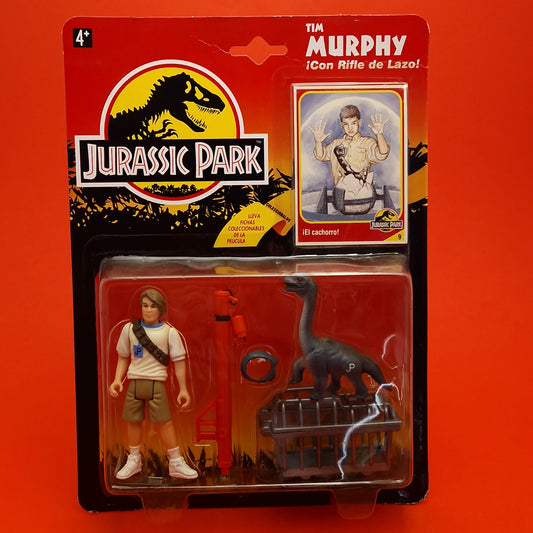 JURASSIC PARK ☆ TIM MURPHY Vintage Figure ☆ Sealed MOC World Carded Spain