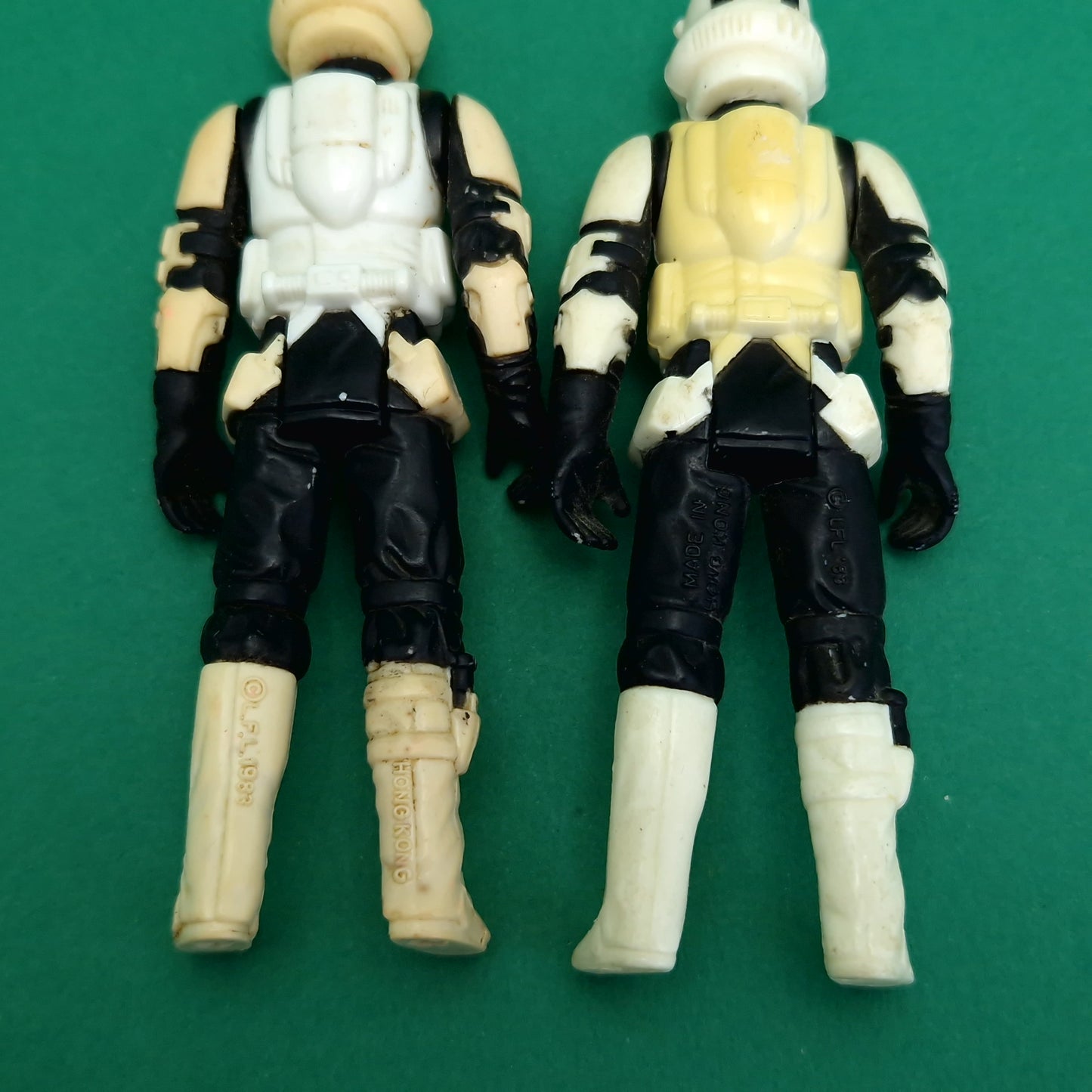 STAR WARS ☆ BIKER SCOUT x2 Vintage Action Figures  ☆ Original Kenner