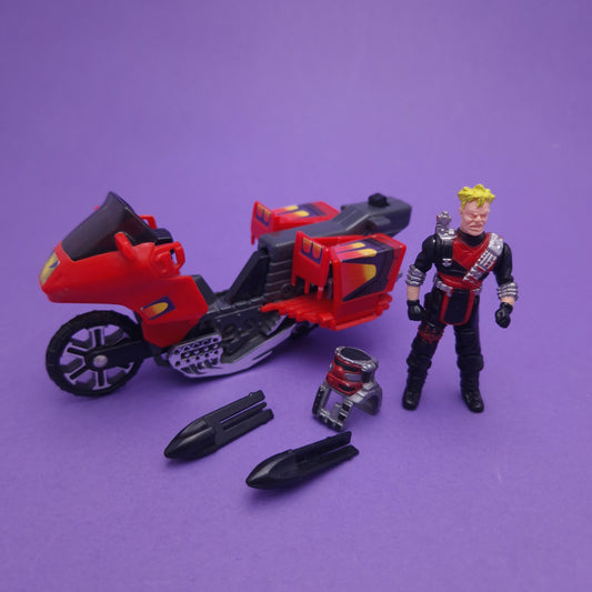 M.A.S.K ☆ FLOYD MALLOY VAMPIRE Vintage Figure Vehicle ☆ Complete MASK Kenner 80s