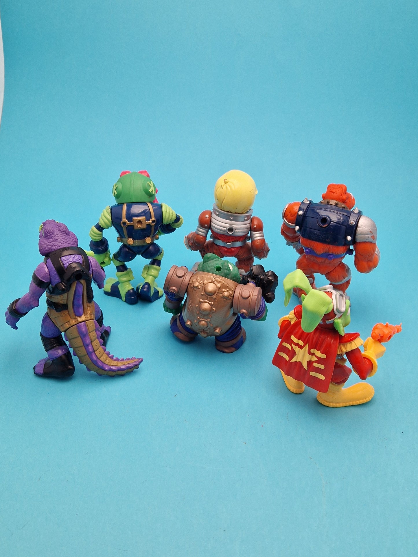 BUCKY O'HARE ☆ BUNDLE x6 AL NEGATOR STORM TOAD TROOPER Figure ☆ Loose Vintage Hasbro 90s