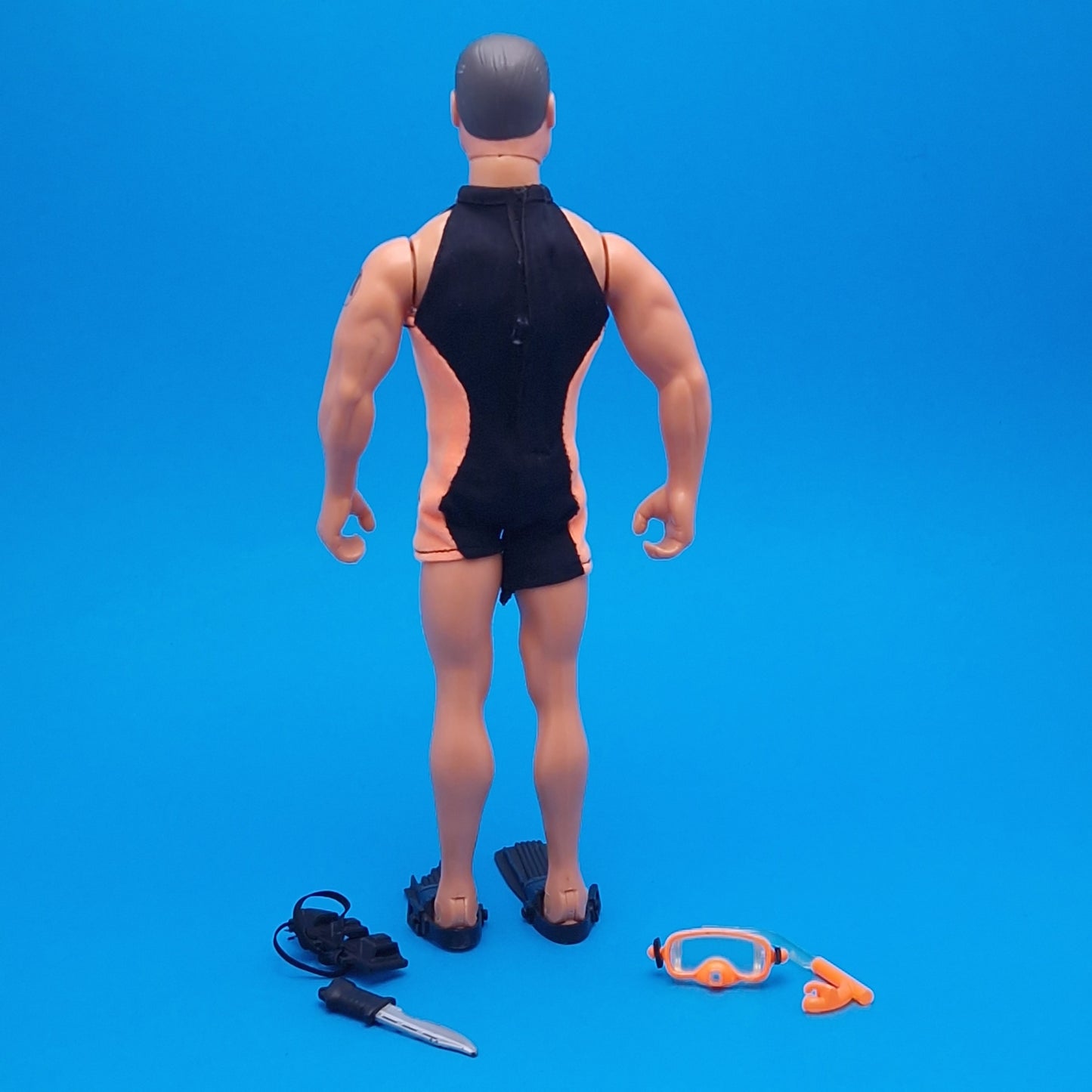 ACTION MAN ☆ SWIMMER DIVER Figure ☆ Vintage HASBRO 90's Loose