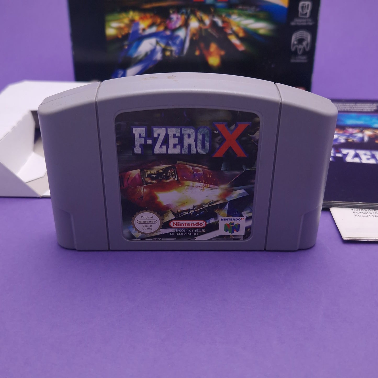 NINTENDO 64 ☆ F-ZERO X ☆ Vintage Retro Game Boxed & Complete PAL N64