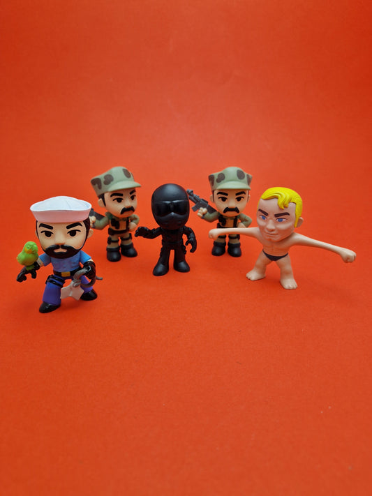 FUNKO ☆ MYSTERY MINIS RETRO TOYS Bundle Figure ☆ Stretch Armstrong Snake Eyes Ship Wrecked Leatherneck