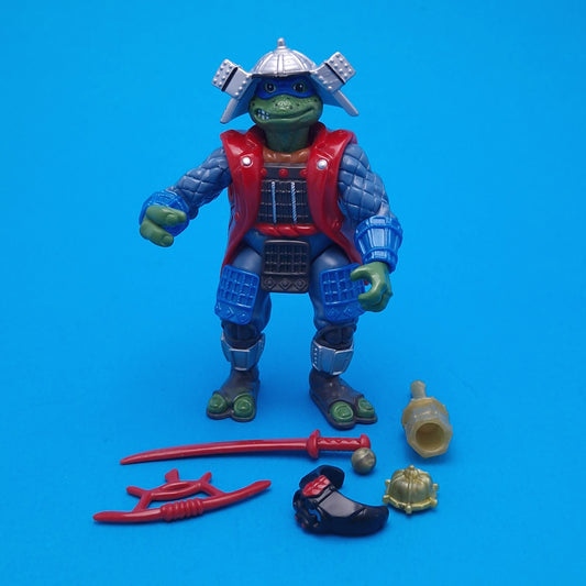 TEENAGE MUTANT NINJA TURTLES ☆ SAMURAI LEO MOVIE 3 Vintage Figure ☆ Loose Leonardo