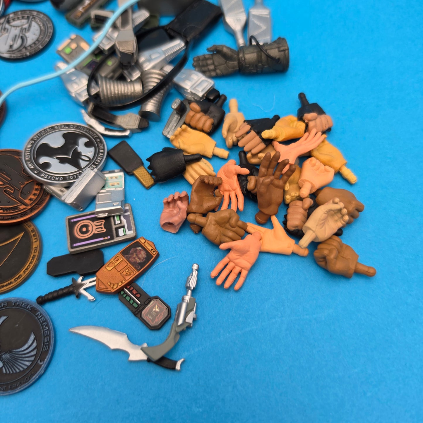 STAR TREK ☆ NEXT GEN ORIGINAL Wave Spares Parts Bundle ☆ Diamond Select Art Asylum