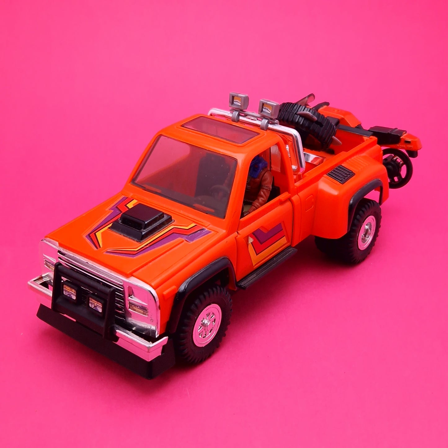 M.A.S.K ☆ FIRECRACKER HONDO MCLEAN Figure Vehicle ☆ BOXED Vintage Kenner 80s