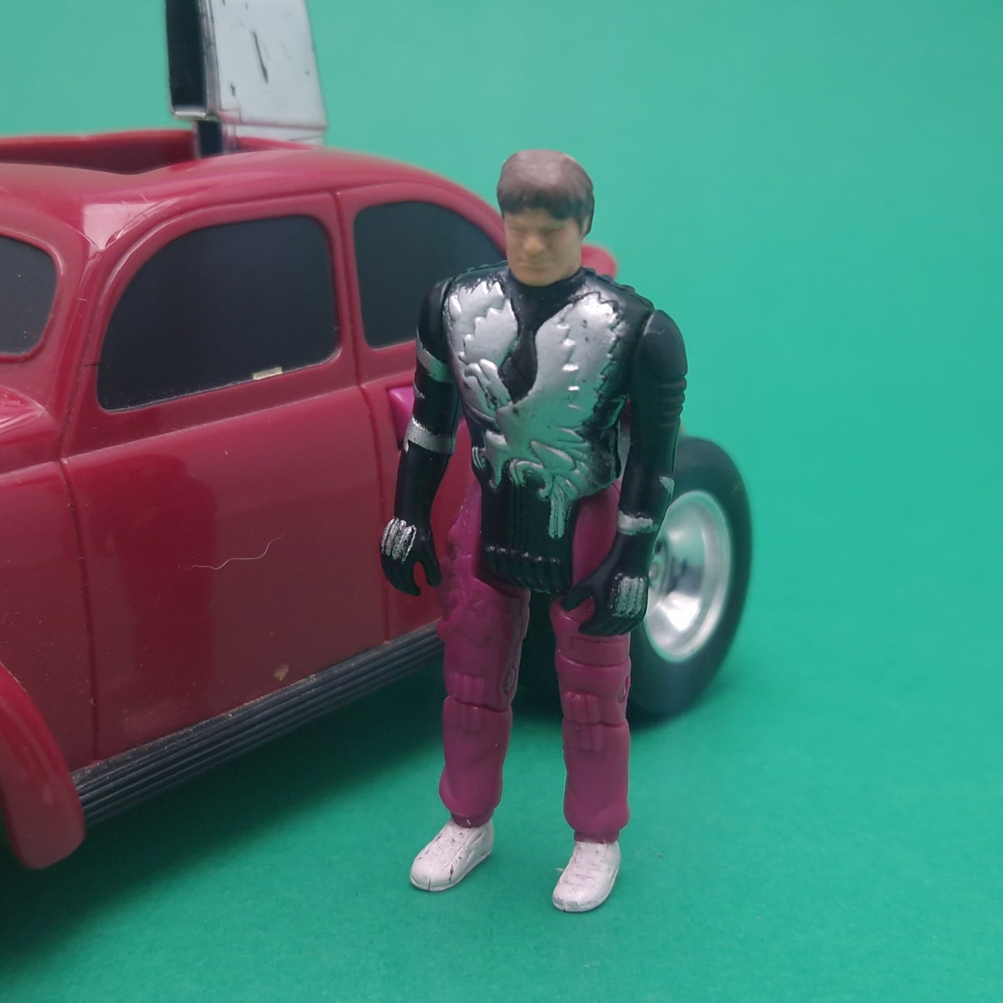 M.A.S.K ☆ DETONATOR JAQUES LAFLEUR Split Second Vintage Figure Vehicle ☆ MASK Kenner 80s Loose