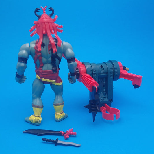 THUNDERCATS ☆ MUMM-RA Solid Back Luna Lasher Version Action Figure ☆ Vintage LJN  Original 80s Loose