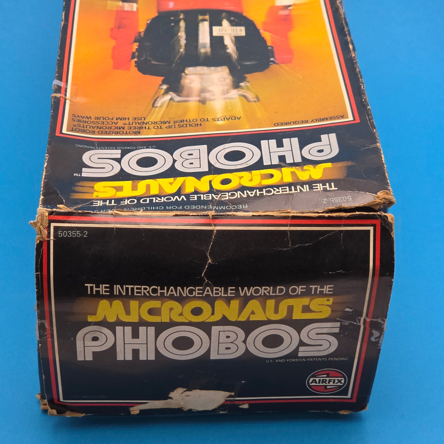 MICRONAUTS ☆ Trons PHOBOS Vintage Figure ☆ Boxed 1978 Mego Airfix Complete