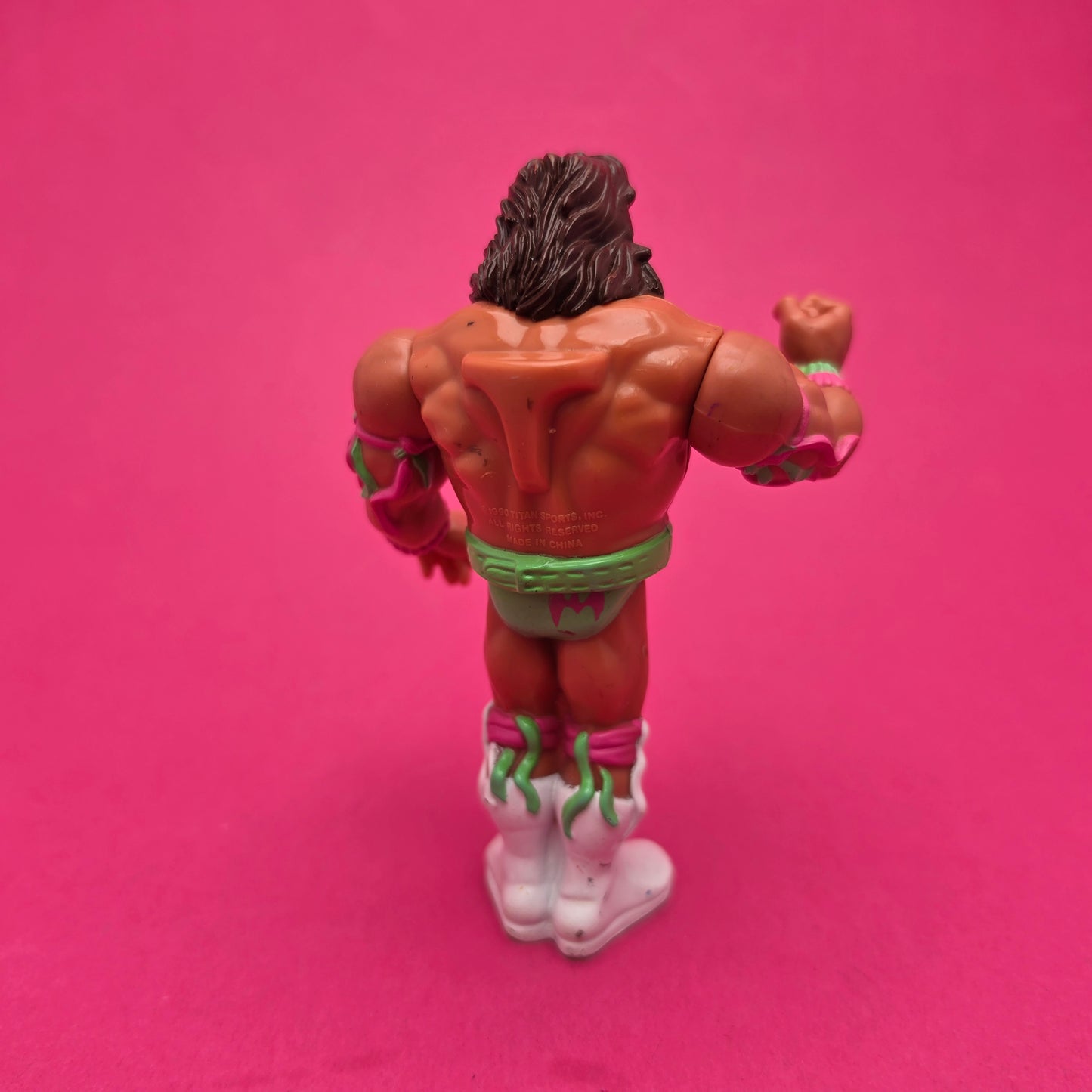 WWF HASBRO ☆ ULTIMATE WARRIOR Vintage Wrestling Figure ☆ Original 90s Series 1